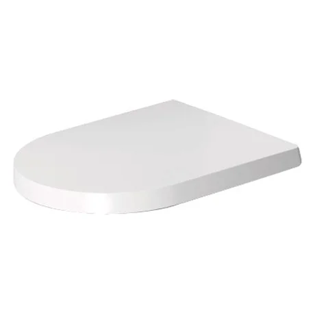 Duravit ME By Stark Standard Toilet Seat - White Satin Matt 3 Duravit ME By Stark Standard Toilet Seat - White Satin Matt