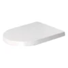 Duravit ME By Stark Compact Standard Toilet Seat - White Satin Matt -Bathroom Accessories 0020010000 l