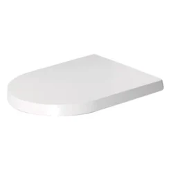 Duravit ME By Stark Compact Standard Toilet Seat - White Satin Matt