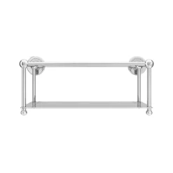Chatsworth 1928 Traditional Large Bottle Rack - Chrome -Bathroom Accessories 004chtd3