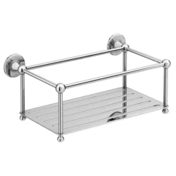 Chatsworth 1928 Traditional Large Bottle Rack - Chrome -Bathroom Accessories 004chtdetail2