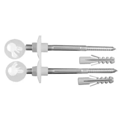 Duravit Fixing Kit For Wall Hung Toilet And Bidet - White Caps