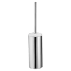 Keuco Moll Toilet Brush & Holder - Chrome/White