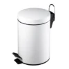 White 3 Litre Pedal Bin