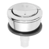 Wirquin Jollyflush Dual Flush Chrome Push Button -Bathroom Accessories 10717795 l