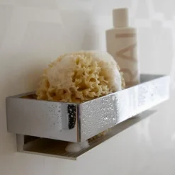 Keuco Edition 11 Shower Basket - Chrome/Silver -Bathroom Accessories 11158010000 d1