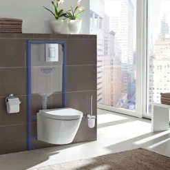 Grohe Rapid SL 1.13m 3 In 1 Set Support Frame For Wall Hung WC -Bathroom Accessories 118152 d1 1