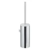 Keuco Moll Wall Mounted Toilet Brush & Holder - Chrome/White -Bathroom Accessories 12769010100 l