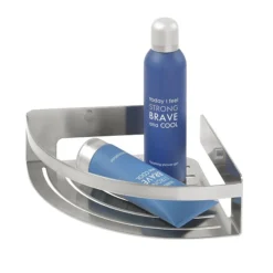 Tiger Caddy Large Corner Shower Basket - Brushed Stainless Steel -Bathroom Accessories 1400630946 l