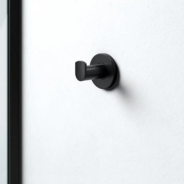 Keuco Plan Towel Hook - Black 5 Keuco Plan Towel Hook - Black - Image 3