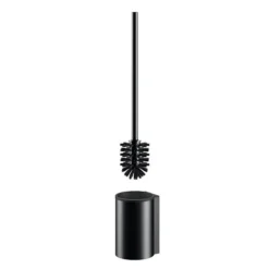 Keuco Plan Wall Mounted Toilet Brush & Holder - Black -Bathroom Accessories 14972370200 d1