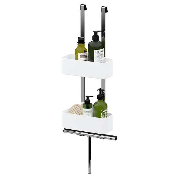 Tiger 2-Store Hanging Shower Rack - White 4 Tiger 2-Store Hanging Shower Rack - White - Image 2