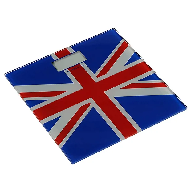 Union Jack Tempered Glass Bathroom Scale 3 Union Jack Tempered Glass Bathroom Scale - Image 2