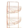 5 Tier Copper Finish Corner Storage Rack 1 5 Tier Copper Finish Corner Storage Rack -Bathroom Accessories 1600979 d2