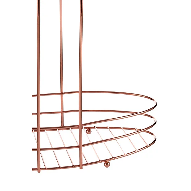3 Tier Copper Plated Storage Rack 3 3 Tier Copper Plated Storage Rack