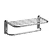 Chrome Wall Mounted Towel Shelf -Bathroom Accessories 1601518 l