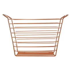 Shine Copper Plated Wire Basket 8 Shine Copper Plated Wire Basket -Bathroom Accessories 1601609 d1