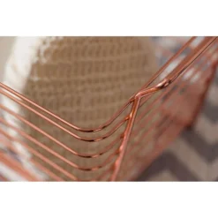 Shine Copper Plated Wire Basket 9 Shine Copper Plated Wire Basket -Bathroom Accessories 1601609 d3