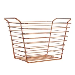 Shine Copper Plated Wire Basket 7 Shine Copper Plated Wire Basket -Bathroom Accessories 1601609 l
