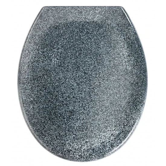 Wenko Ottana Premium Soft Close Toilet Seat - Granite 4 Wenko Ottana Premium Soft Close Toilet Seat - Granite - Image 2