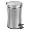 Wenko Pieno 3 Litre Pedal Bin - Stainless Steel