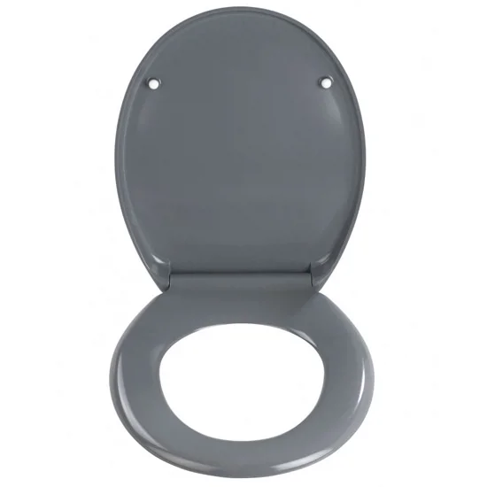 Wenko Ottana Premium Soft Close Toilet Seat - Dark Grey 5 Wenko Ottana Premium Soft Close Toilet Seat - Dark Grey - Image 3