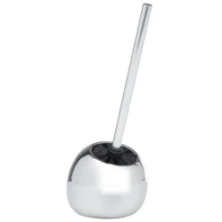 Wenko Polaris Ceramic Toilet Brush Set - Chrome