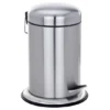 Wenko Nova 3 Litre Pedal Bin - Stainless Steel -Bathroom Accessories 20030100l