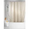 Wenko Plain Beige Polyester Shower Curtain - W1800 X H2000mm 2 Wenko Plain Beige Polyester Shower Curtain - W1800 X H2000mm -Bathroom Accessories 20045100l