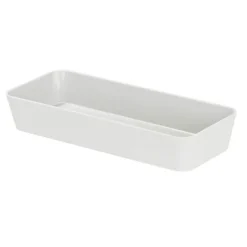 Wenko Gom White Storage Tray -Bathroom Accessories 20914100 d1