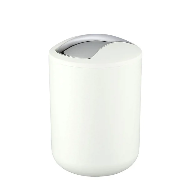 Wenko Brasil White Swing Cover Bin 4 Wenko Brasil White Swing Cover Bin - Image 2