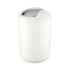 Wenko Brasil White Swing Cover Bin 1 Wenko Brasil White Swing Cover Bin -Bathroom Accessories 21207100 ln