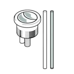 Geberit Dual Flush Button With Rods