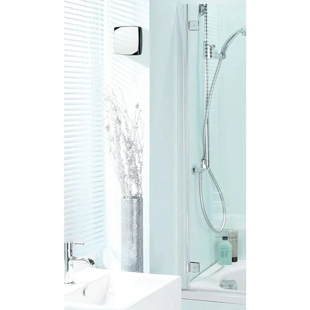 HIB Breeze Wall Mounted Bathroom Fan With Timer - White 3 HIB Breeze Wall Mounted Bathroom Fan With Timer - White