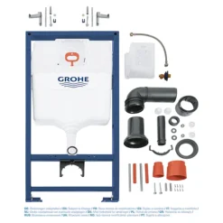 Grohe Rapid SL 1.13m Low Noise Support Frame For Wall Hung WC -Bathroom Accessories 38536001 d2