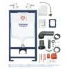 Grohe Rapid SL 1.13m 3 In 1 Set Support Frame For Wall Hung WC -Bathroom Accessories 38772001 d4