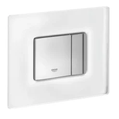 Grohe Skate Cosmopolitan WC Wall Flush Plate - Chrome/daVinci Satin