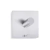 Zack Duplo Square Towel Hook - Stainless Steel 2 Zack Duplo Square Towel Hook - Stainless Steel -Bathroom Accessories 40205 l