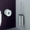 Zack Linea Wall Mounted Toilet Brush - Stainless Steel -Bathroom Accessories 40381d