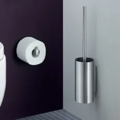 Zack Linea Wall Mounted Toilet Brush - Stainless Steel