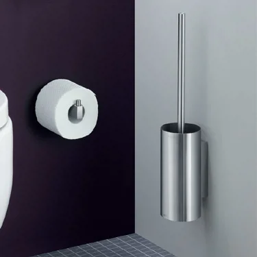 Zack Linea Wall Mounted Toilet Brush - Stainless Steel 3 Zack Linea Wall Mounted Toilet Brush - Stainless Steel