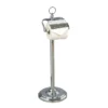 Miller - Classic Freestanding Toilet Roll Holder With Lid -Bathroom Accessories 5658ch l