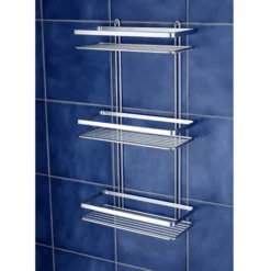 Satina Shower Storage Basket - Chrome 3 Tier (56590)