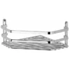 Satina Single Corner Storage Basket - Chrome -Bathroom Accessories 57790nlrg