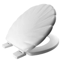 Bemis - 5900AR Shell Design Toilet Seat - White -Bathroom Accessories 5900ar000 d1