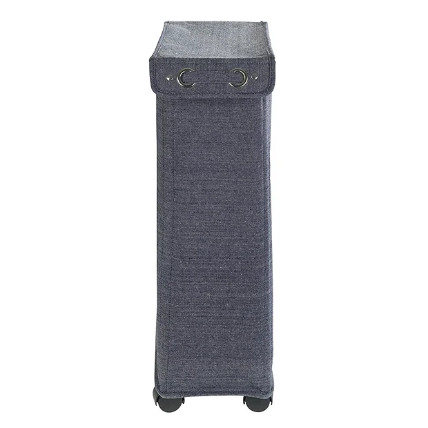 Wenko Corno Prime Blue Laundry Bin With Lid 5 Wenko Corno Prime Blue Laundry Bin With Lid - Image 3