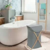 Wenko Bahari Bamboo Foldable Laundry Bin -Bathroom Accessories 62211100 d2