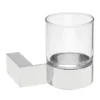 Tre Mercati - Edge Wall Mounted Glass Holder -Bathroom Accessories 66520 d1