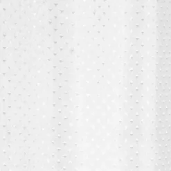 Extra Long Diamond Shower Curtain W1800 X H2400mm - White