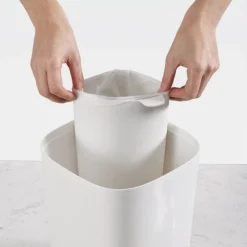 Joseph Joseph Split Bathroom Waste Separation Bin - White/Blue 11 Joseph Joseph Split Bathroom Waste Separation Bin - White/Blue -Bathroom Accessories 70505 d3